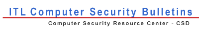 ITL Computer Security Bulletins Header image